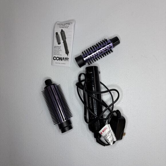 Conair 2 in 1 Hot Air Brush Curling Iron Combo Hair Dryer 1"- 1½" - Picture 9 of 9
